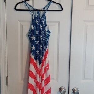 Women's Stars and Stripes Maxi Dress